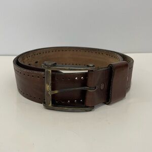 Levis Harness Leather Brown Belt 38